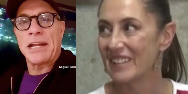 El actor Jean-Claude Van Damme envió un mensaje a la ganadora de la elección presidencial, Claudia Sheinbaum