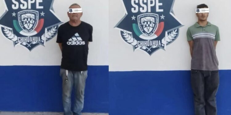 Detiene Inteligencia de la SSPE a 2 hombres con presunta droga en Chihuahua