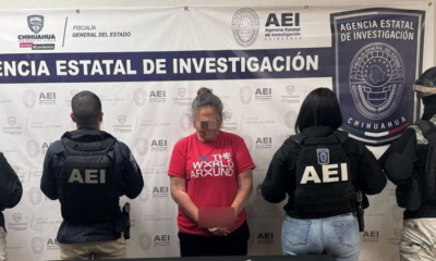 Elementos de la Agencia Estatal de Investigación, adscritos a la Fiscalía de Distrito Zona Norte, detuvieron a una persona identificada como Basiliza H.