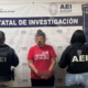 Elementos de la Agencia Estatal de Investigación, adscritos a la Fiscalía de Distrito Zona Norte, detuvieron a una persona identificada como Basiliza H.