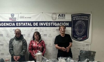 Detienen a pareja de abuelitos con gran arsenal y droga en Ciudad Juárez