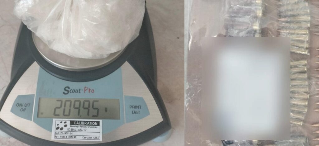 Operativo Conjunto en Moris logra el aseguramiento de una pick up robada con armamento y droga