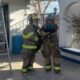 Bomberos rescatan un pavo real en la colonia El Futuro y lo trasladan a atención veterinaria