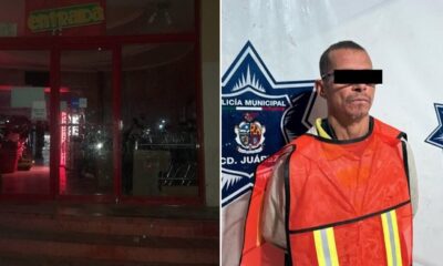 Elementos de la Secretaría de Seguridad Pública Municipal arrestaron a un hombre por su presunta responsabilidad en el delito de daños a propiedad ajena.