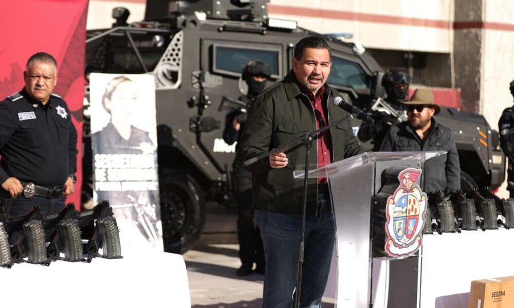 Ciudad Juárez refuerza la seguridad con la entrega de 1,445 armas largas a la SSPM