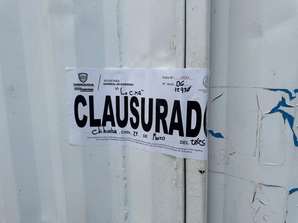 Se realizaron 368 revisiones en distintos municipios; Ciudad Juárez concentró el mayor número de cierres