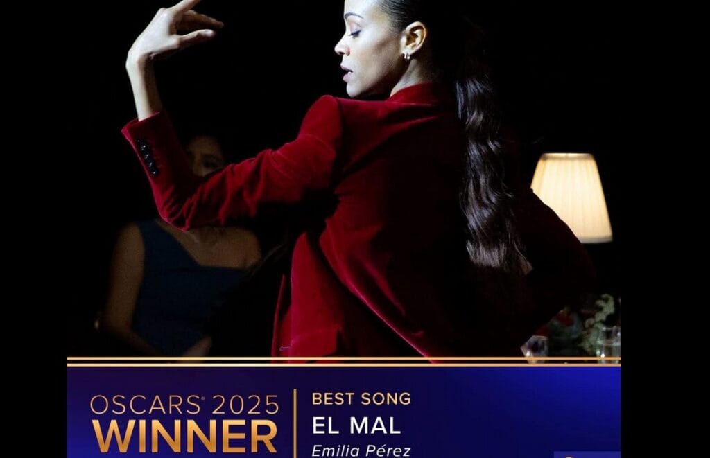 "El Mal", de Emilia Pérez, se lleva el Oscar a Mejor Canción Original en una categoría reñida