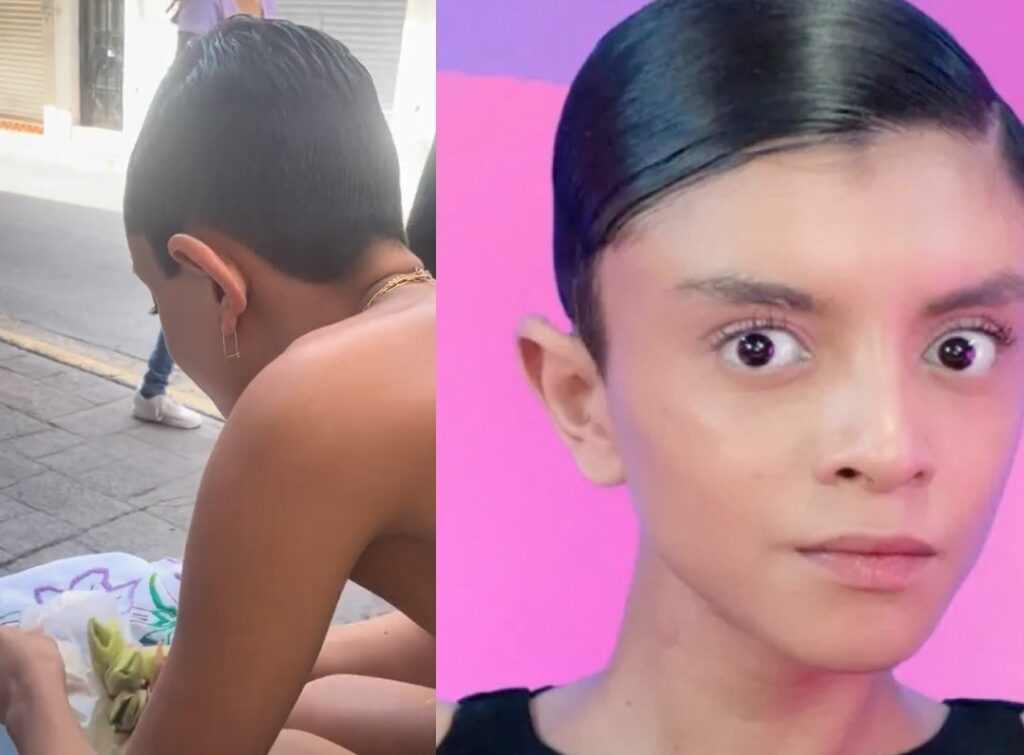 La influencer mexicana, que comenzó vendiendo dulces, ahora se las arregla para ganar su propio dinero en la calle