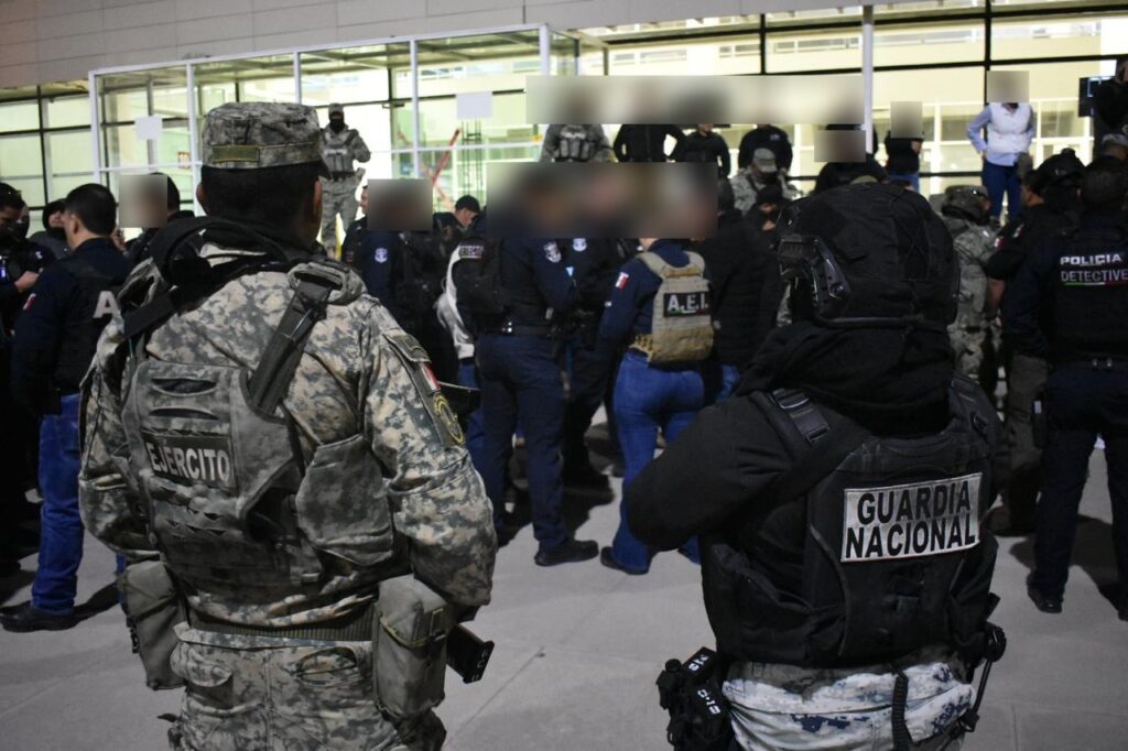 Caen cinco en megaoperativo en Juárez; aseguran armas, droga, dinero y vehículos