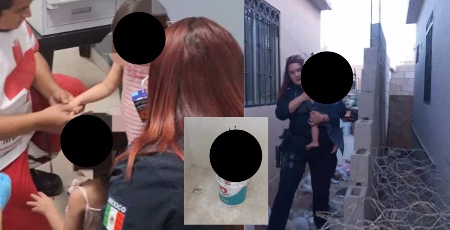 Las pequeñas de 2 y 3 años estaban solas en una casa sucia y sin vigilancia; autoridades ya investigan el caso