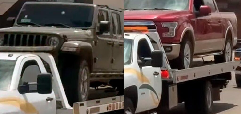 Aunque no hubo detenidos, las unidades fueron trasladadas bajo fuerte dispositivo de seguridad