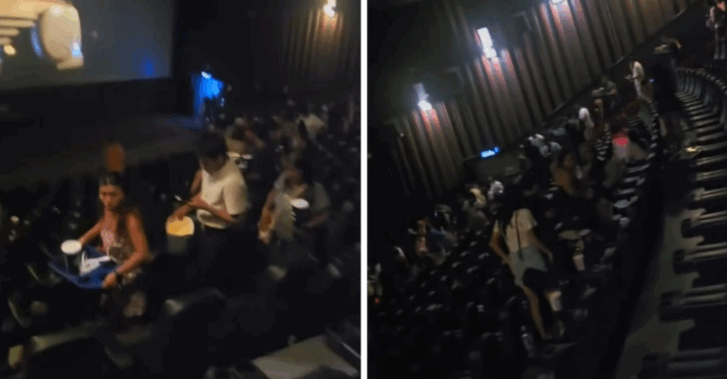 Mientras veían una película sobre muertes trágicas, los espectadores fueron evacuados por un incendio real; el momento se hizo viral en TikTok