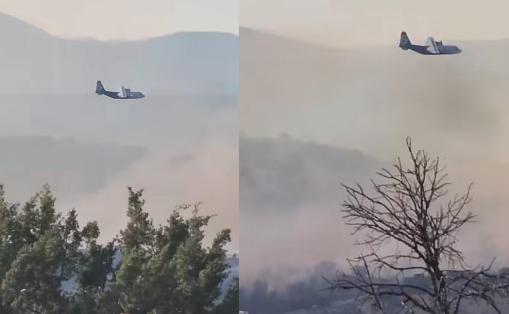 Bomberos combaten las llamas por aire y tierra; autoridades investigan el origen del fuego