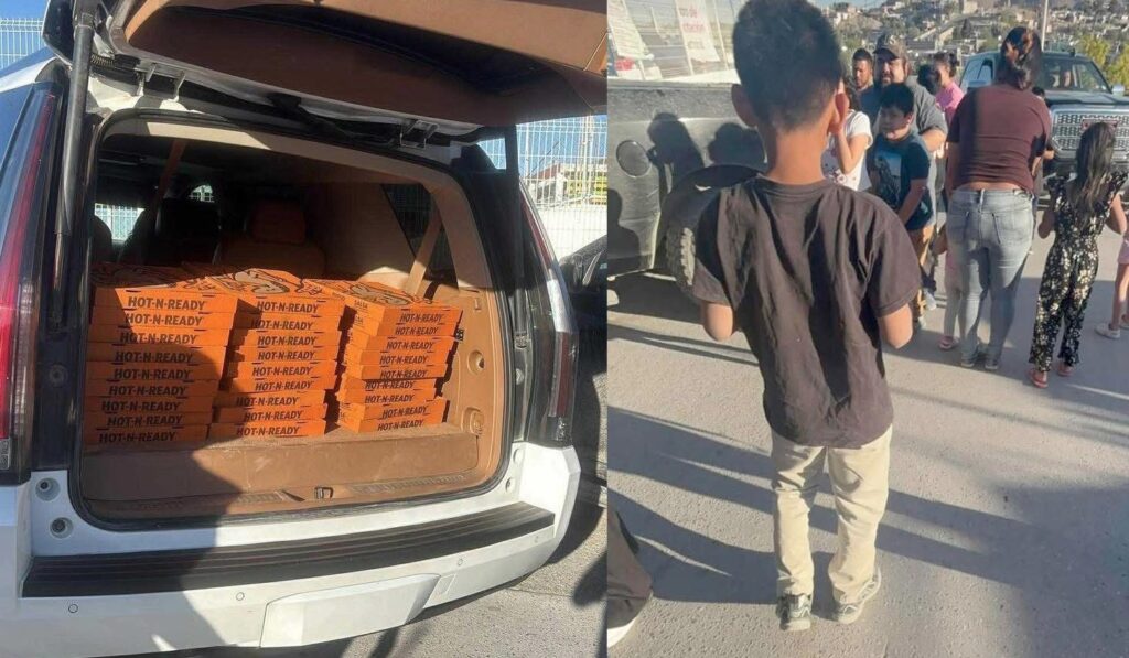 Habitantes de las colonias Zapata y Madero recibieron un regalo inesperado gracias a esta joven fronteriza; para muchos, fue su único festejo