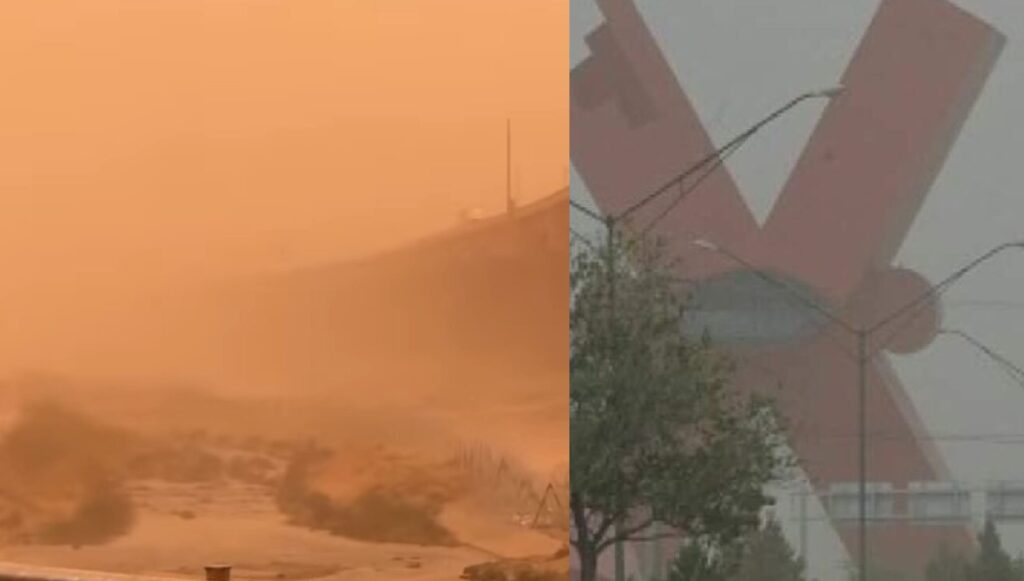 Se esperan rachas de hasta 65 km/h y tolvaneras en tramos carreteros; también hay pronóstico de lluvias aisladas