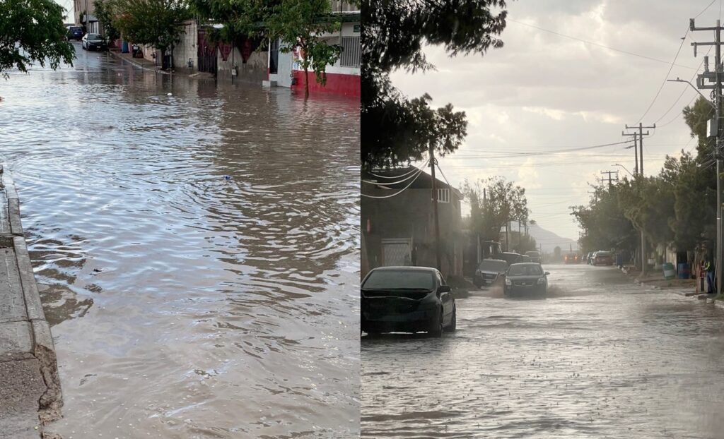 Calles anegadas, clima frío y pronóstico de más precipitaciones para las próximas horas
