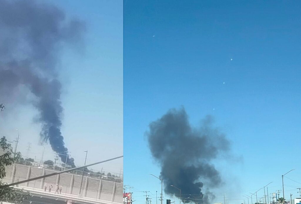El siniestro generó una densa columna visible desde varios puntos de la ciudad; bomberos ya se movilizan