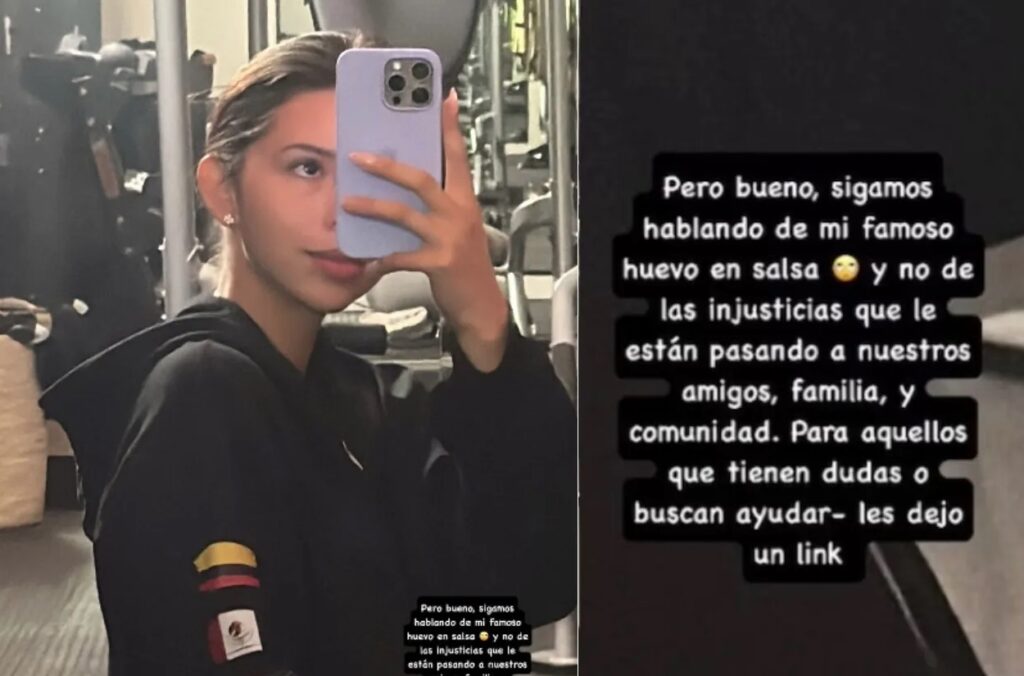La cantante publicó una historia con tono irónico que fue interpretada por algunos como insensible ante la crisis migrante, mientras otros salieron en su defensa