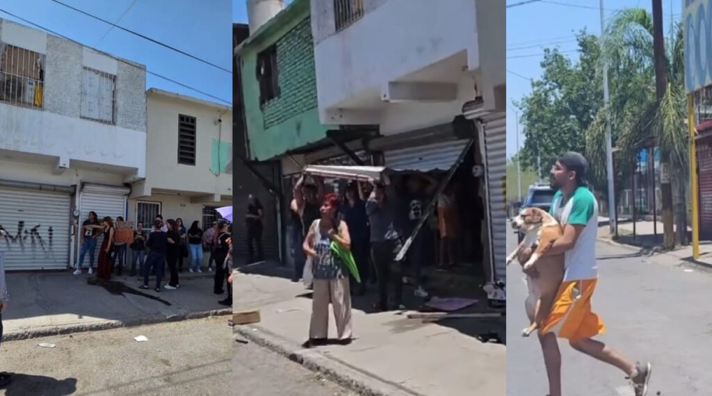 Animalistas protestaron en local de la colonia Cuarteles; acusan maltrato por mantener a decenas de perros encerrados con calor extremo