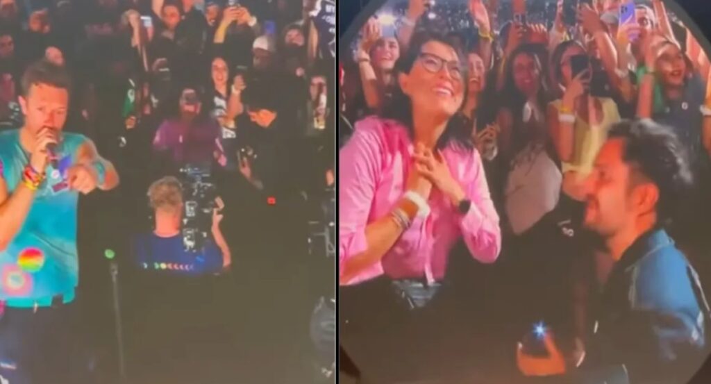 Una pareja originaria de Guadalajara vivió un momento inolvidable cuando Chris Martin interrumpió el show para dar paso a la emotiva pedida de mano.