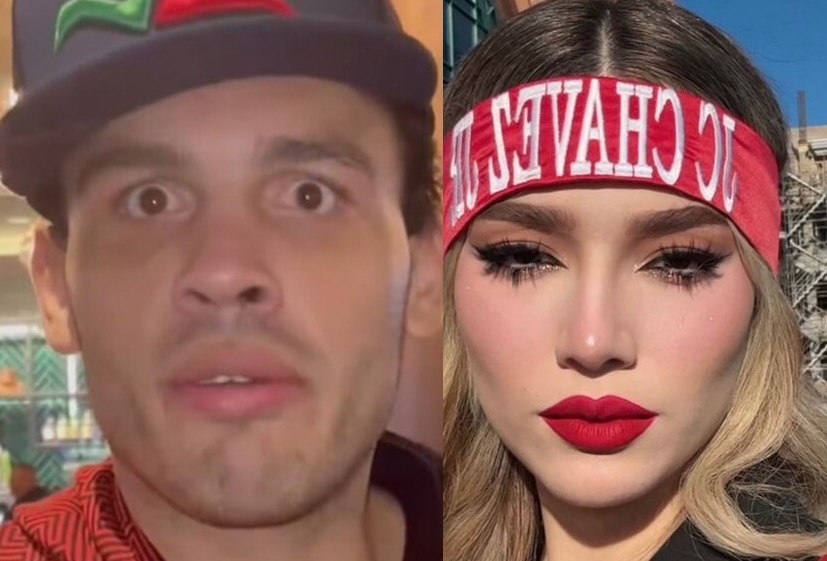 Frida Guzmán, cantante e hija de Édgar Guzmán López, publicó una imagen con una banda alusiva al boxeador, su padrastro desde 2016