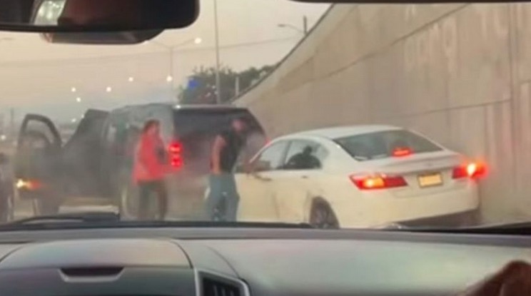 Filtran nuevos videos del conflicto vial que terminó en riña