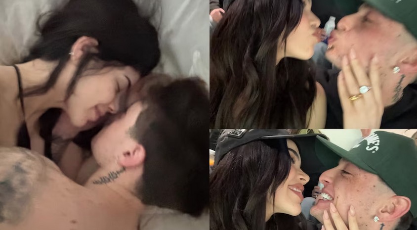 El cantante compartió fotos inéditas y la llamó “amor de mi vida”; Kenia respondió con un “te amo” que hizo suspirar a sus fans