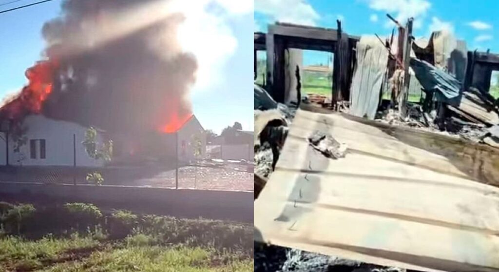 “Solo cenizas quedaron”: Finca de Cuauhtémoc se incendia y deja una mujer con graves quemaduras
