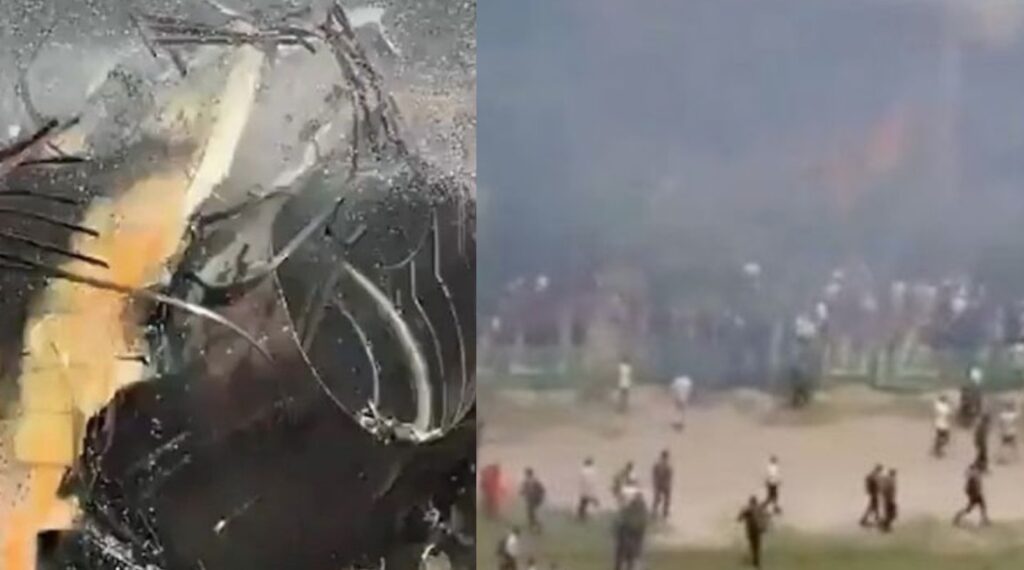 La aeronave impactó contra el comedor escolar durante clases; alumnos presentaban exámenes al momento del accidente
