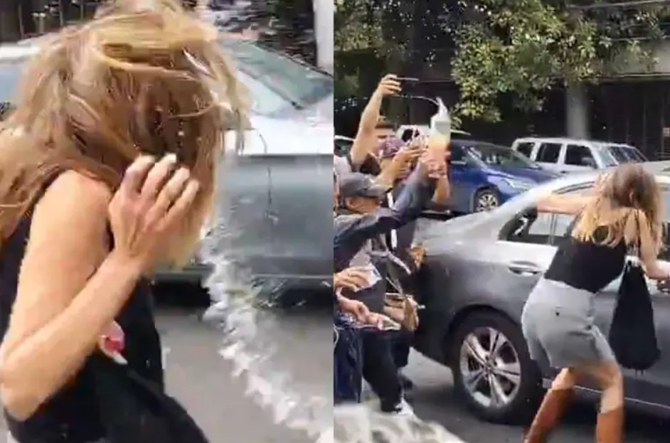 La mujer extranjera fue denunciada tras viralizarse por insultar a un oficial de tránsito en la colonia Condesa