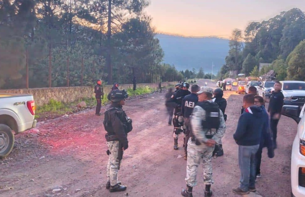 Participan AEI, Guardia Nacional y SSPE en Guadalupe y Calvo; también hubo entrega de despensas y patrullajes