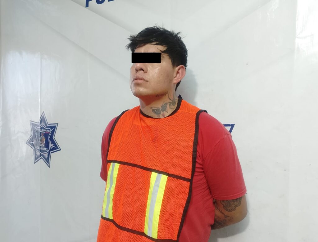 Elementos de la Secretaría de Seguridad Pública Municipal (SSPM) detuvieron a un hombre