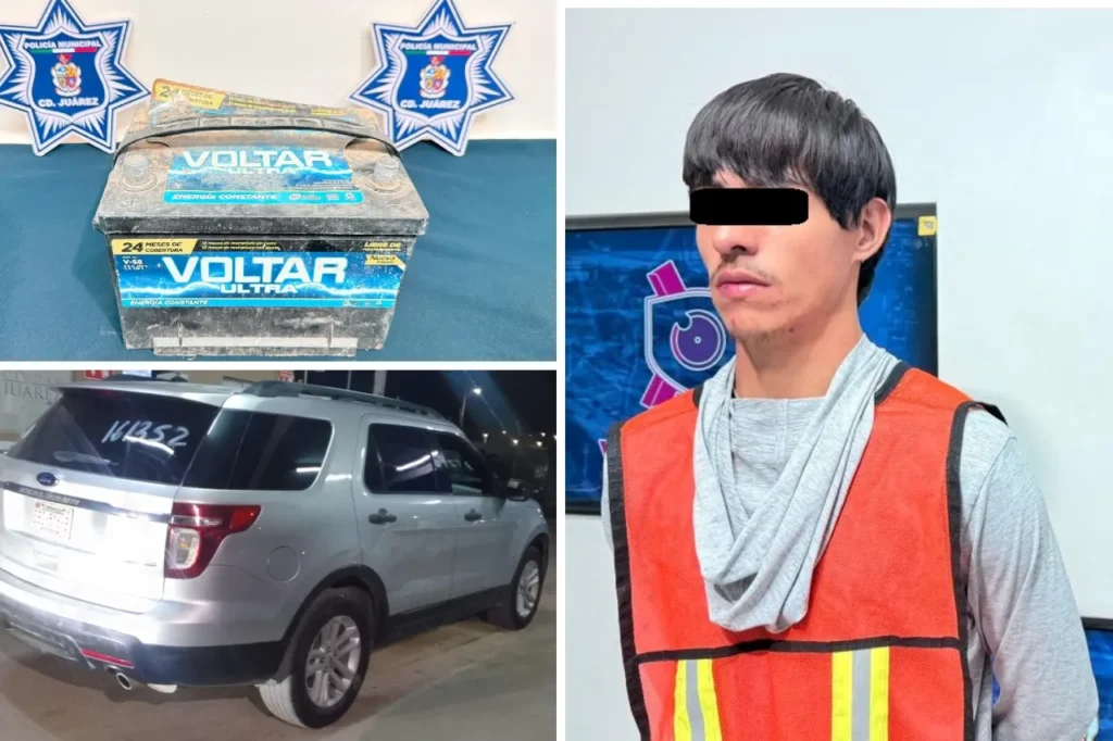 Elementos de la Secretaría de Seguridad Pública Municipal (SSPM) detuvieron a César H. S., de 22 años de edad