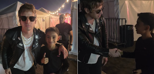 El joven reportero demuestra una vez más su carisma al lograr una entrevista exclusiva con Mark Foster durante el Tecate Supremo