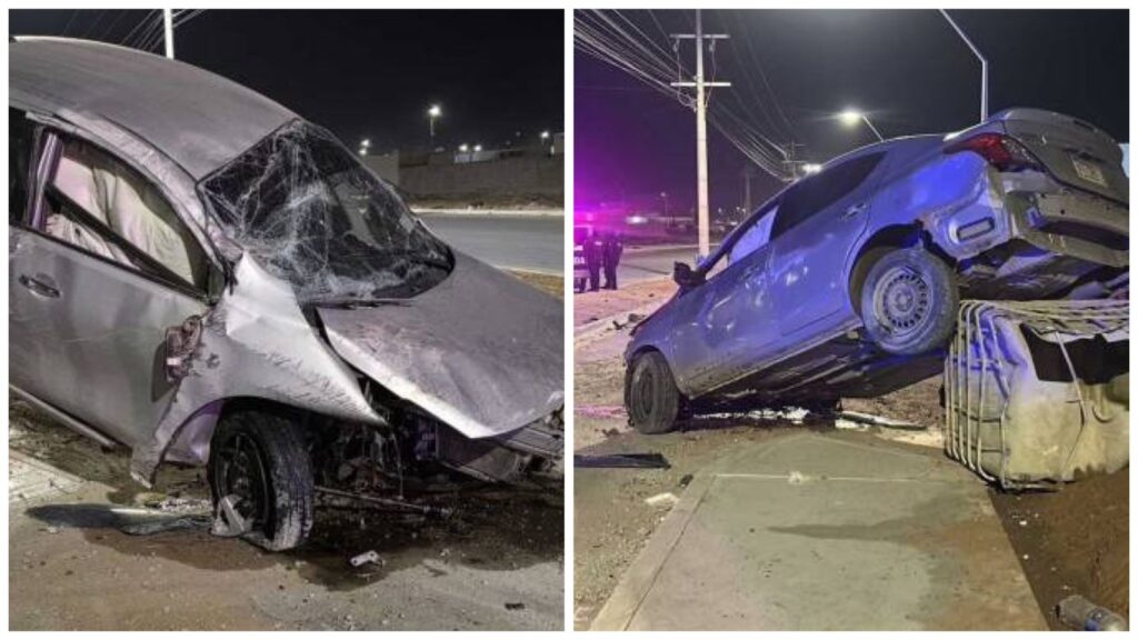 Exceso de velocidad desata movilización y deja cuantiosos daños materiales