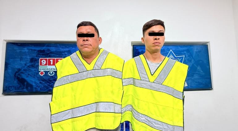 Fueron detenidos en la colonia Granjas de Chapultepec tras ser señalados por una víctima de ataque armado