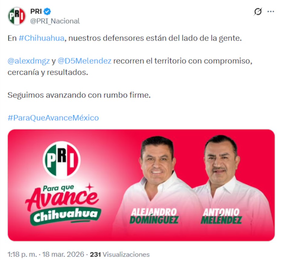 PRI perfila a Tony Meléndez como aspirante a la gubernatura de Chihuahua en 2027 2