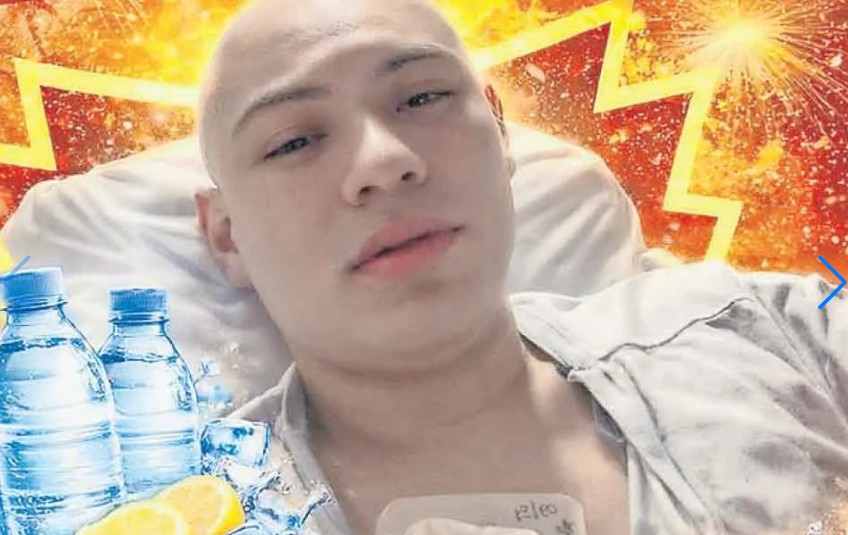 Venderán aguas para salvar a Manuel; lucha contra cáncer 1