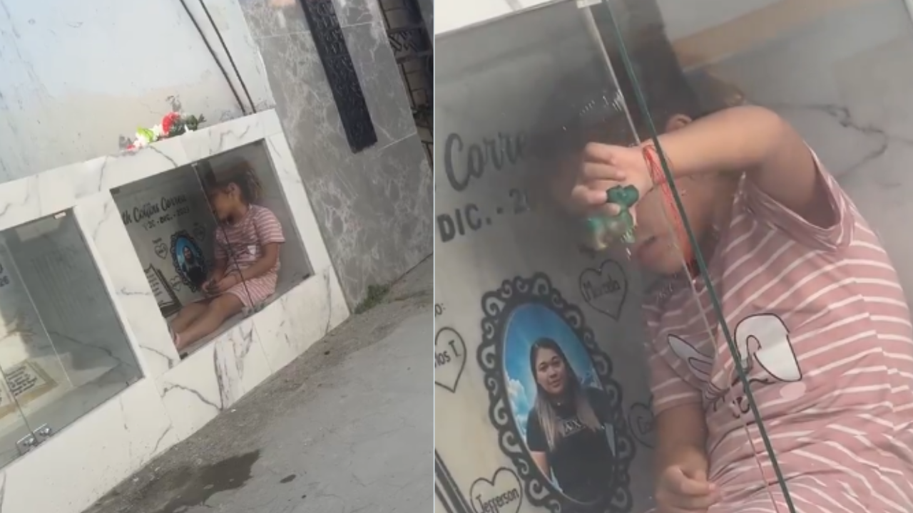 Video captado en Ecuador muestra la forma en que una menor enfrenta el duelo