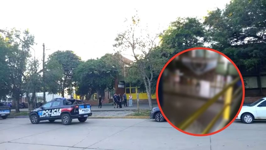 Ataque armado dentro del plantel escolar