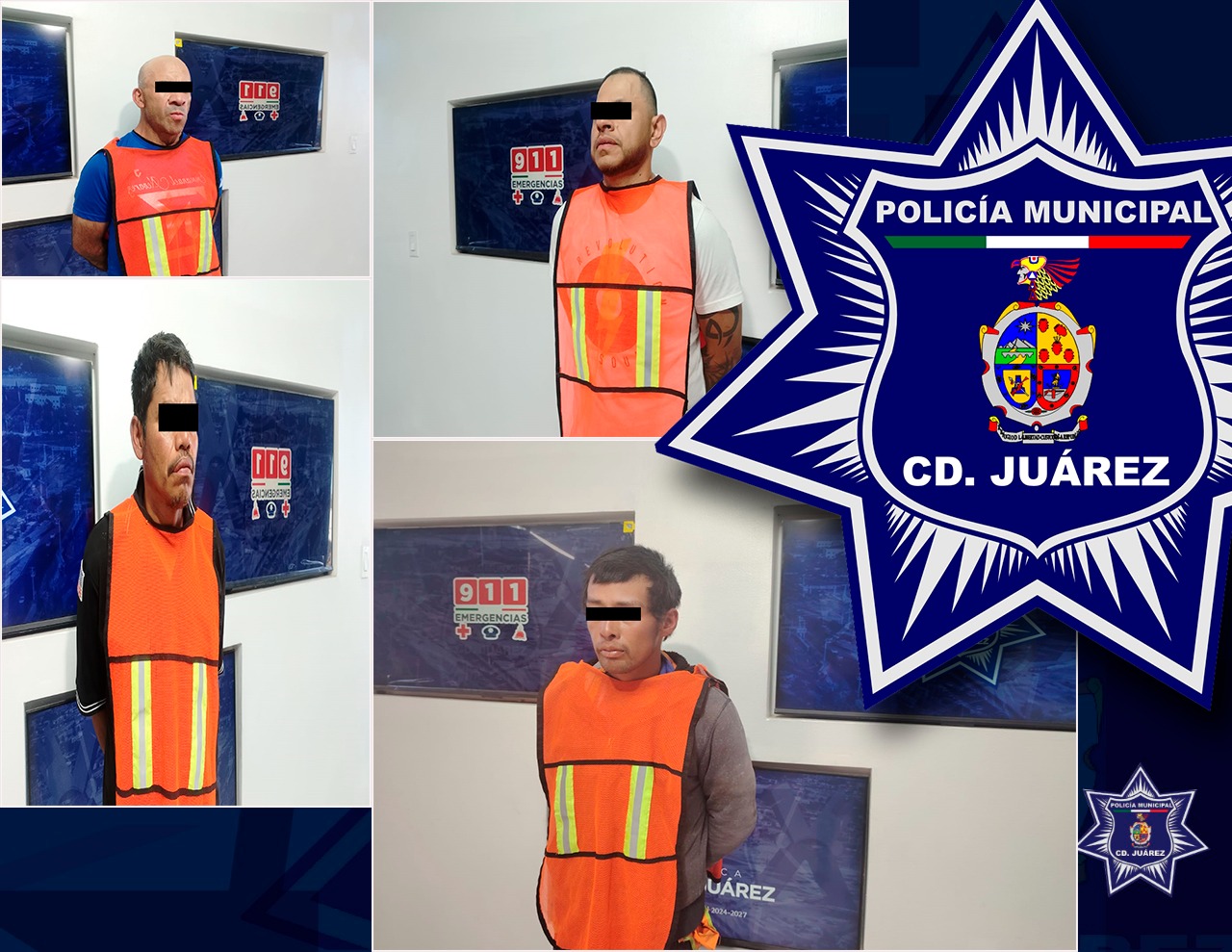 Detienen a cuatro personas con órdenes de aprehensión en Ciudad Juárez