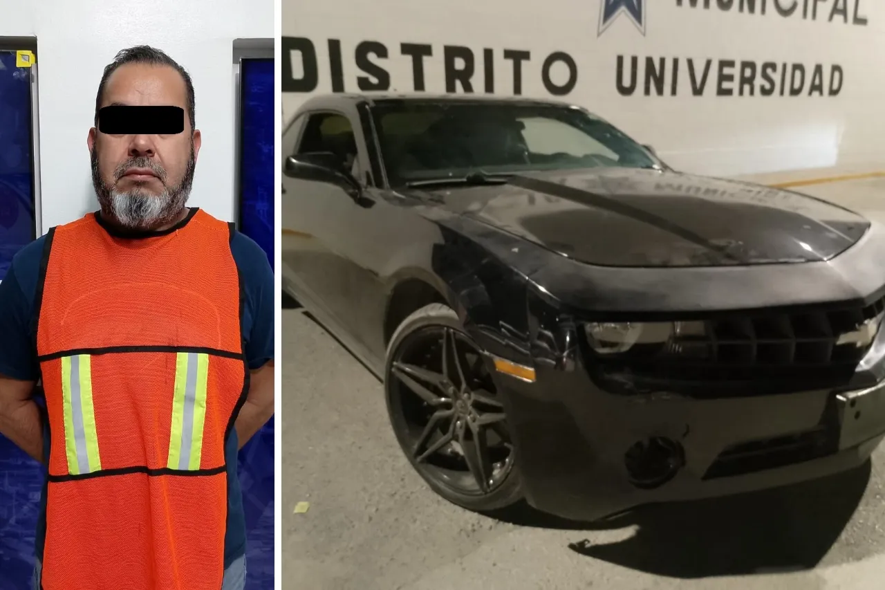 Lo sorprenden conduciendo Camaro con reporte de robo en Juárez 1