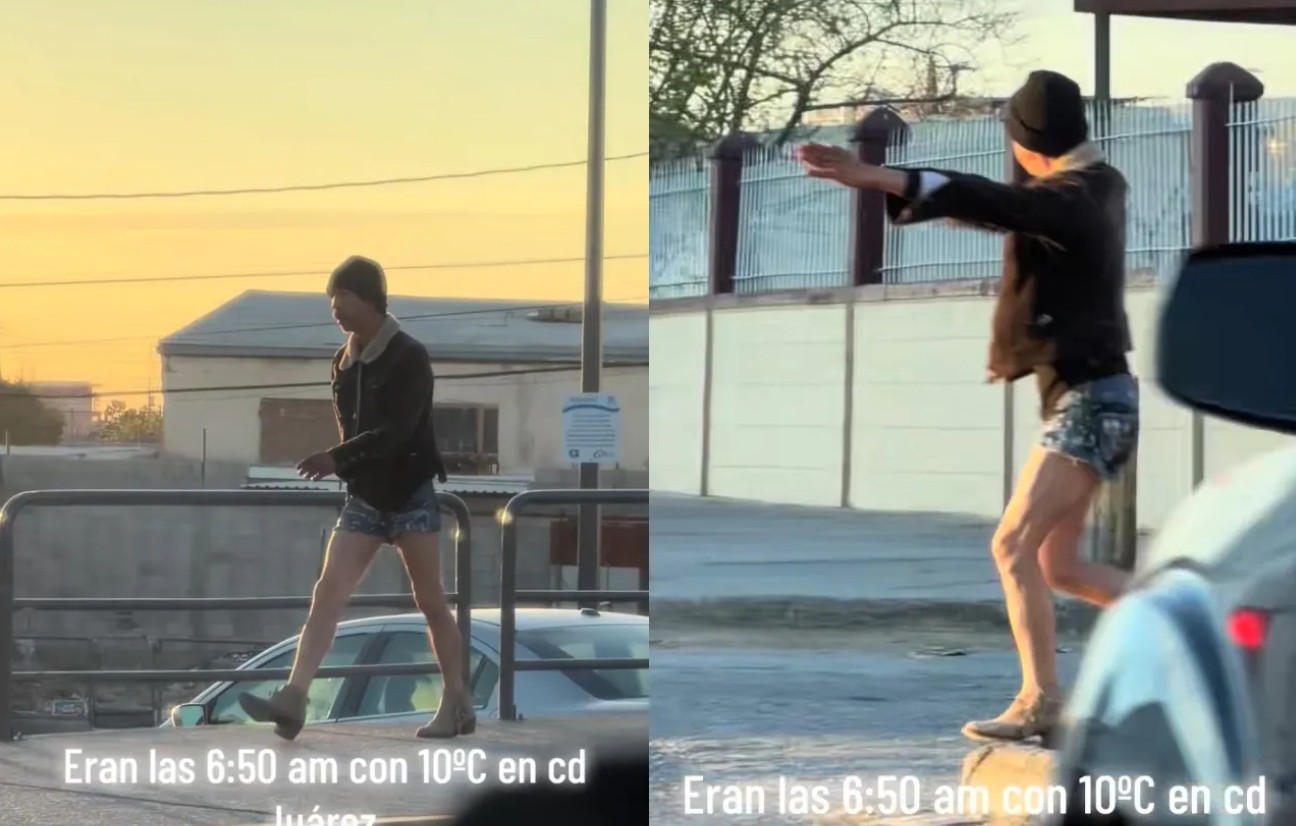 Ni el frío lo detuvo: Adulto mayor conquista las redes con su outfit 62
