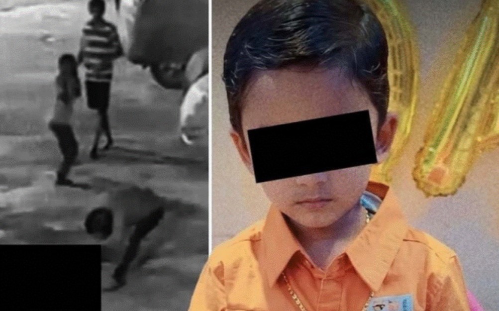 Indignación por brut4l g0lp1za a niño; lo az0tan contra el suelo 74