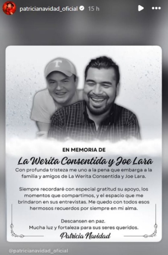 Mu3ren “La Werita Consentida” y Joe Lara; conmociona al mundo del espectáculo digital 2