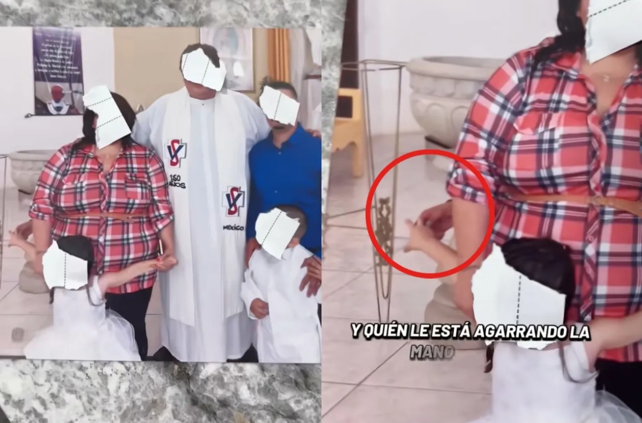Foto de bautizo desata polémica: captan supuesta “mano fantasma” 95