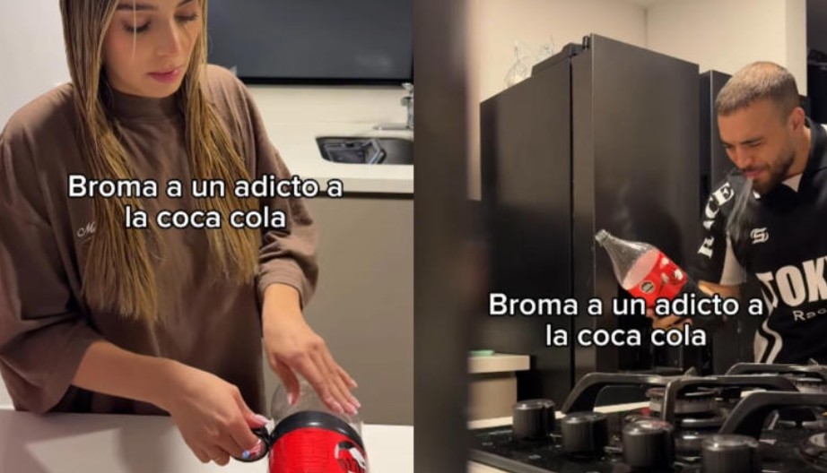 Mujer le hace broma a su esposo para quitarle la ad1cc1ón a la Coca-Cola 14