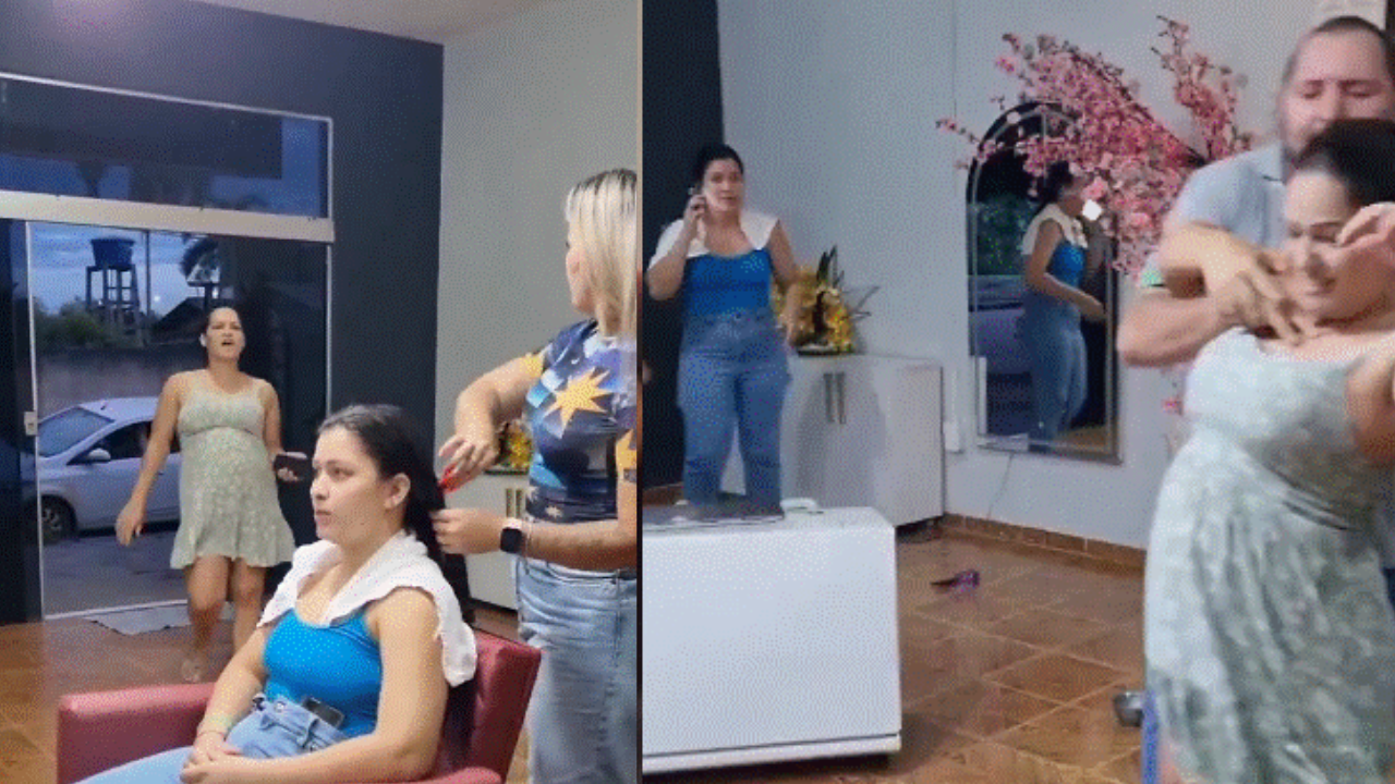 Estilista le manda mensajes a su marido y esta llega a destruir todo el salón de belleza 38 Celos desatan caos: mujer irrumpe en salón y lo destroza por supuesta infidelidad
