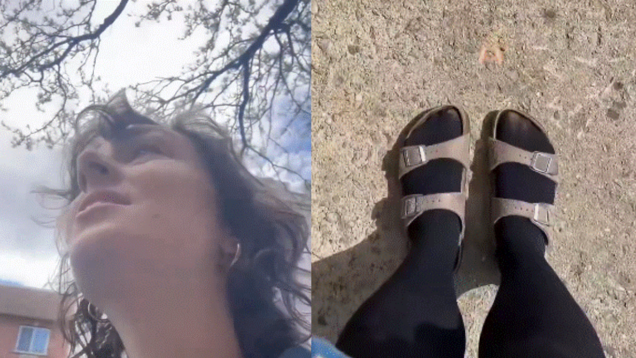 Mujer reclama porque hombre le dijo que tenía “lindos dedos de los pies” 4 Un video que circula en redes sociales ha generado polémica luego de mostrar el momento en que una mujer confronta a un hombre