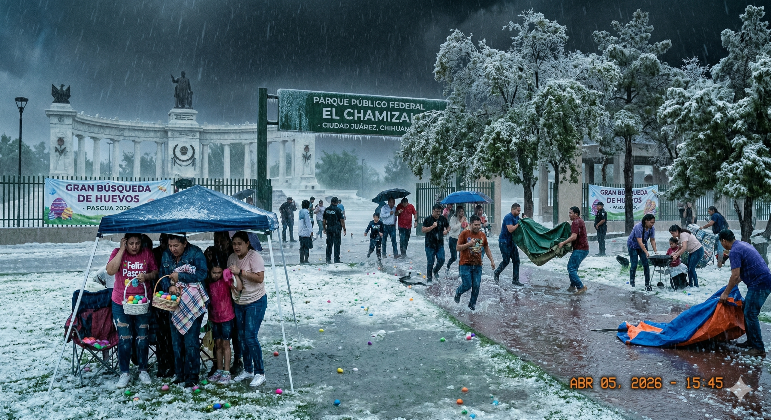 Lluvias amenazan planes de Pascua en Juárez; alertan por tormentas